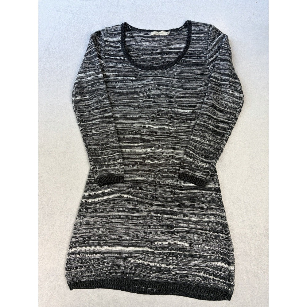 Grifflin‎ Paris Women's Dress Grey Long Sleeve Size Medium